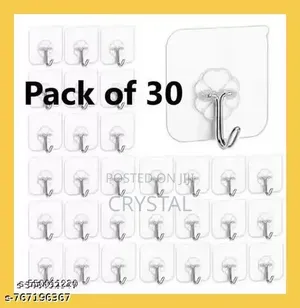Self Adjustable Wall Hooks -30pcs Set