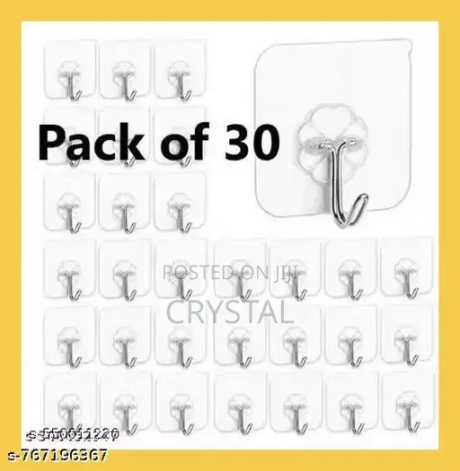Self Adjustable Wall Hooks -30pcs Set