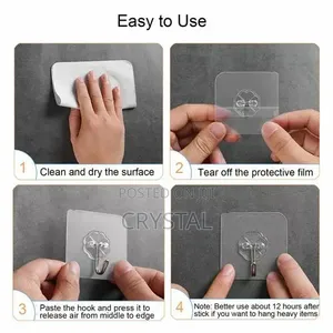 Self Adjustable Wall Hooks -30pcs Set