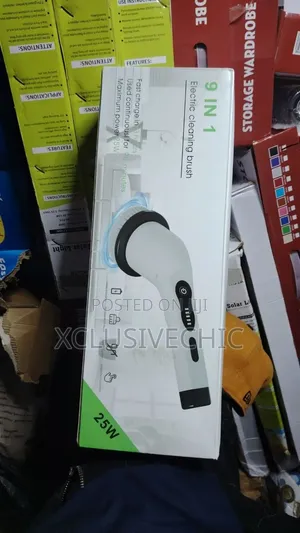 9-in-1 Electric Spin Cleaning Scrubber Brush