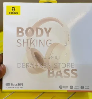 Baseus Bass 35 Max Wireless Headphones – Body-Shaking Bass, -30dB ANC,