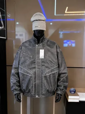 High Quality Luxury Leather Jacket Available in Store