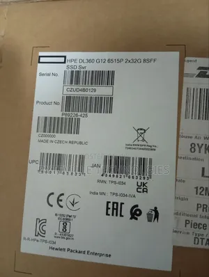 Hpe Proliant Dl360 Gen12 Server | Intel Xeon 6515p 64gb Ddr5 |8sff SSD