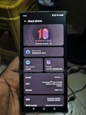 ZTE nubia RedMagic 8 Pro 256 GB Black