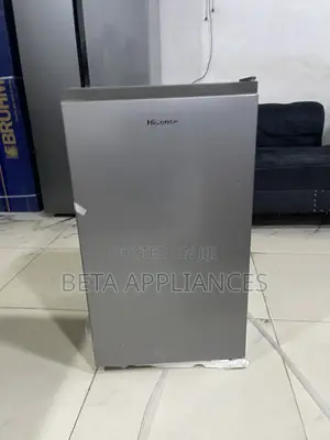 Hisense 093DR 90L Single Door Refrigerator – Silver, Low Noise Energ