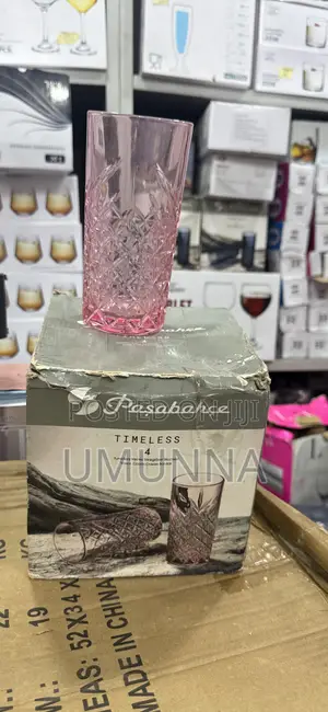 Pink Water Glass
