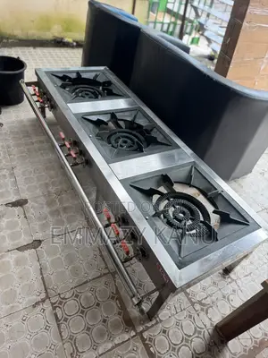 Brand New Commercial 3 Burner Industrial Gas Cooker