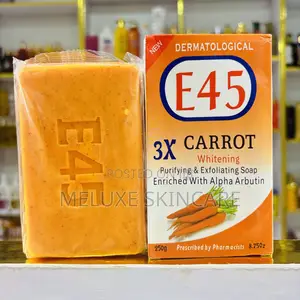 E45 3x Carrot Whitening Soap