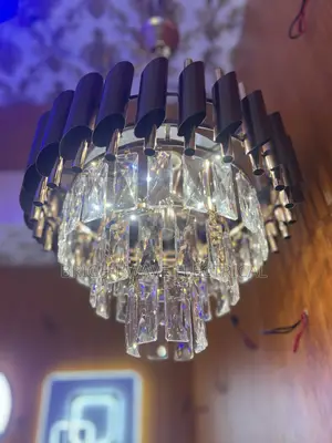 Led Crystal Chandalier With Bulb