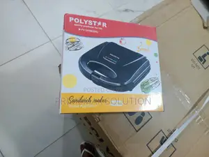 Effortless Cleanup Non-Stick Polystar Sandwich Toaster