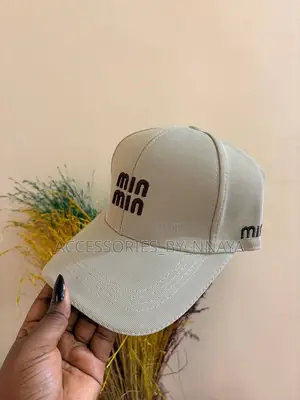 Beige Min Min Cap