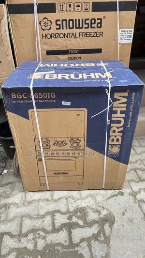 Bruhm Standing Gas Cooker 5burna Automatic