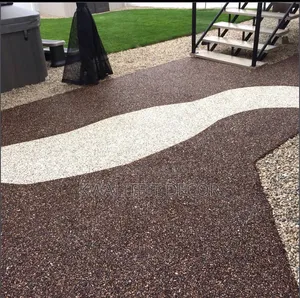 Durable Epoxy Pebble Stone Installation