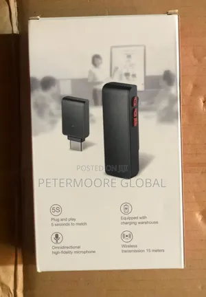 Wireless Lavalier Mic Plug Play, 15m Range,for Vlog/YouTube/Live