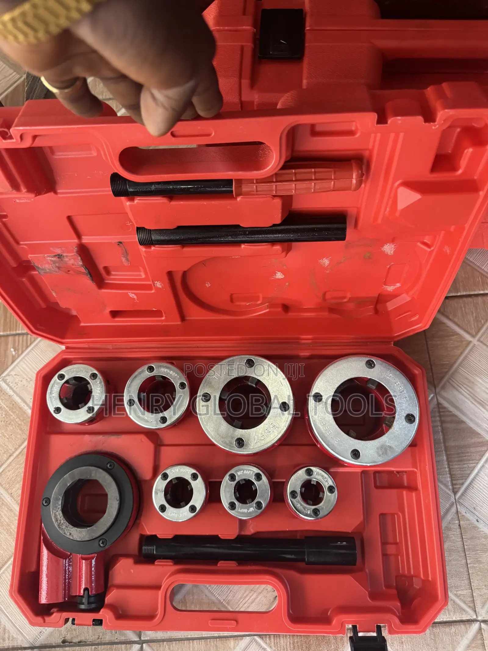 1/2”-2” Ratchet Pipe Treading Machine