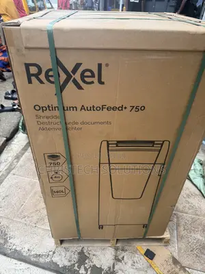 Rexel Optimum AutoFeed+ 750X Automatic Cross Cut Paper Shredder P4