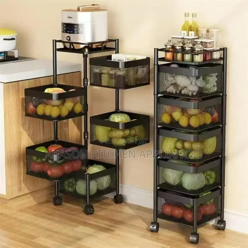 5 Layers Square Shape Fruit Basket