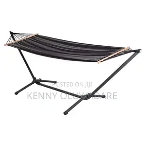 Portable Hammock With Heavy-Duty Steel Stand – Indoor Outdoor