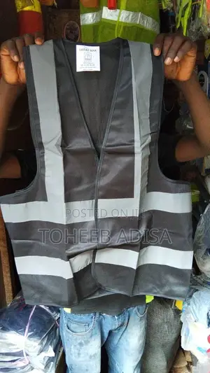 Black Reflective Vest