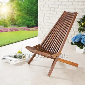 Premium Folding Acacia Wooden Lounge Chair