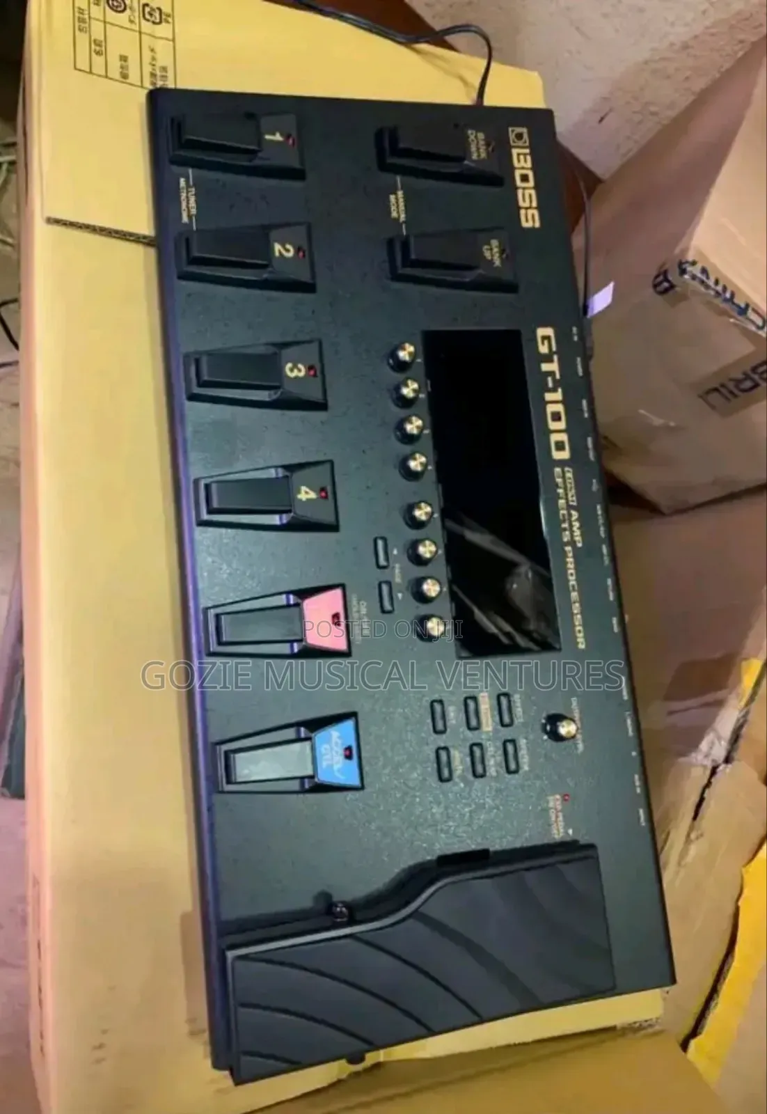 Boss GT-100 Guitar Multi-Effects Processor.