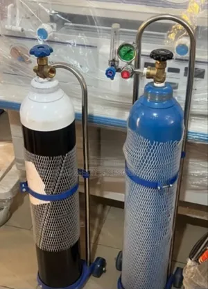 Hospital Oxygen Cylinder With Trolley
