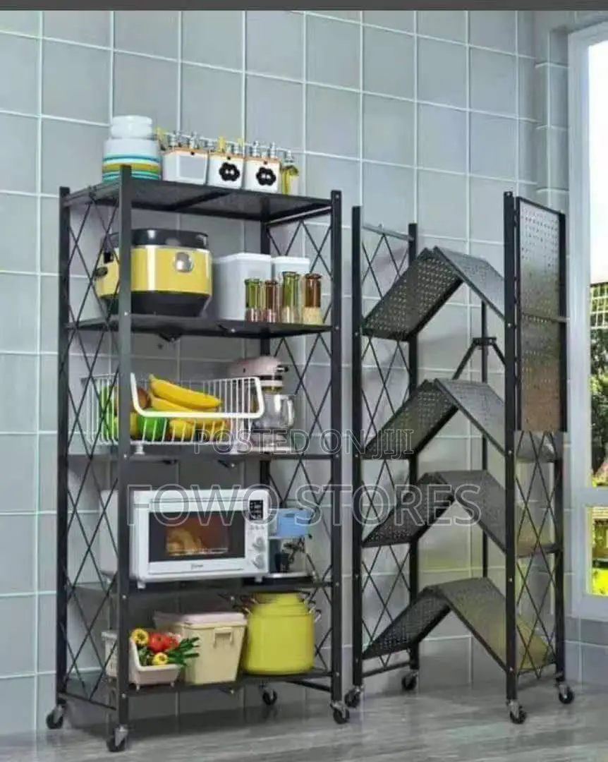 5 Layer Foldable Kitchen Rack