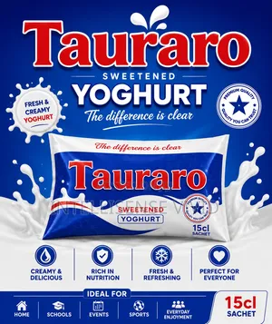 Tauraro Sweetened Yoghourt Blue Sachets Small Big – Bulk Sale