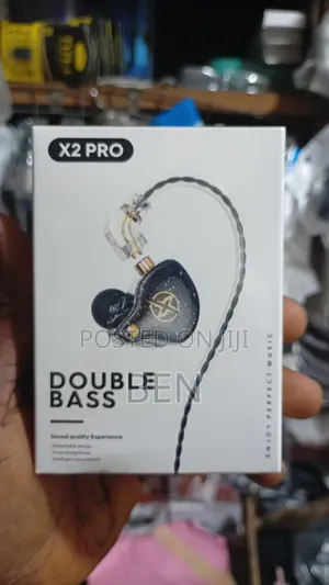Generic X2 Pro Double Bass Wired Earphones With Detachable