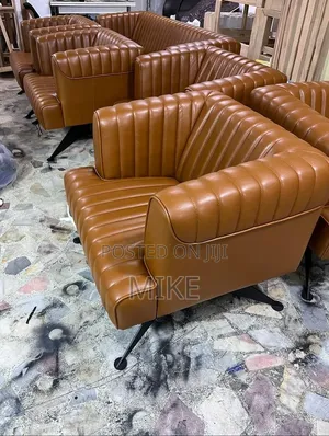 Complete Set of Chair With Quality Leather Material Is Available