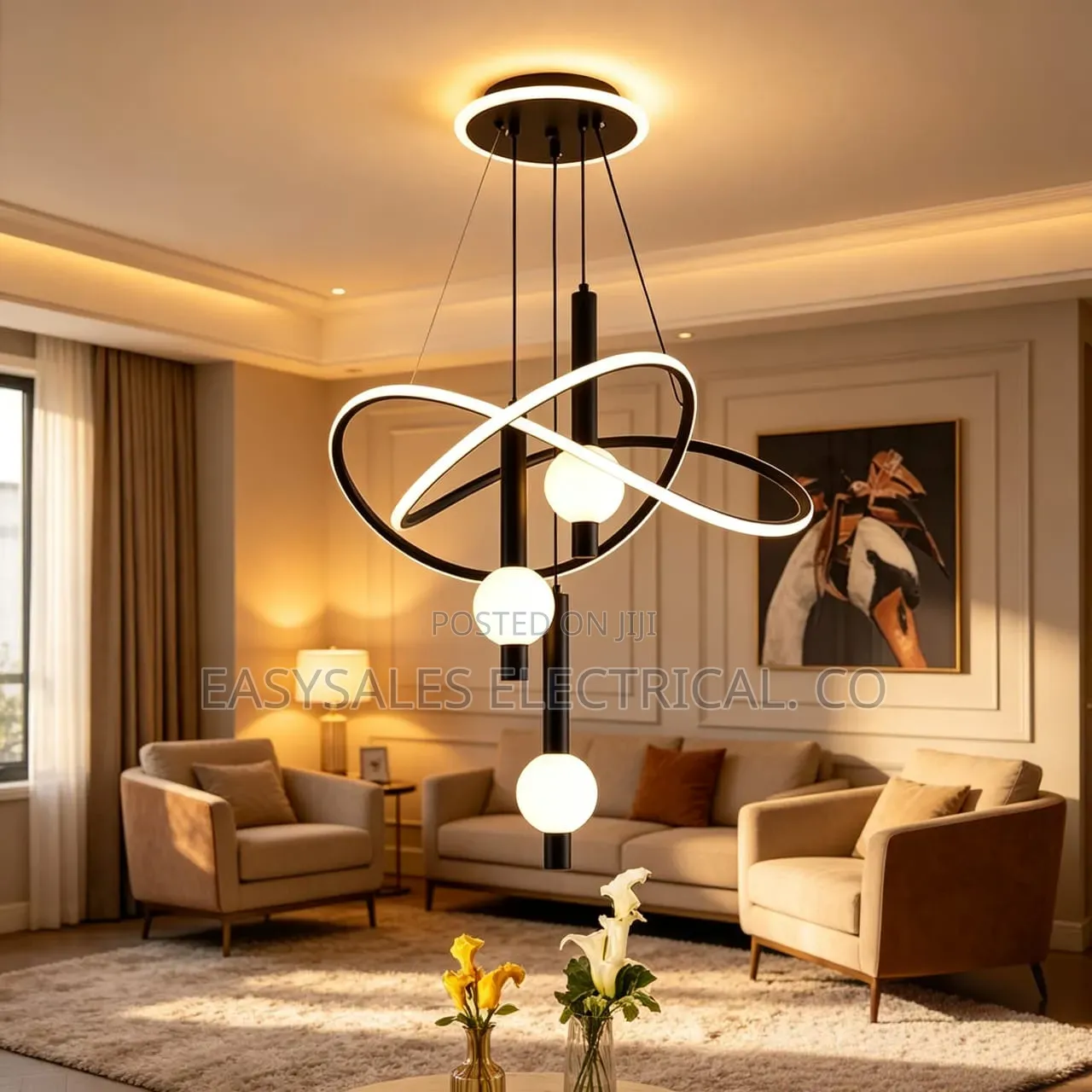 Dropping Chandelier Light