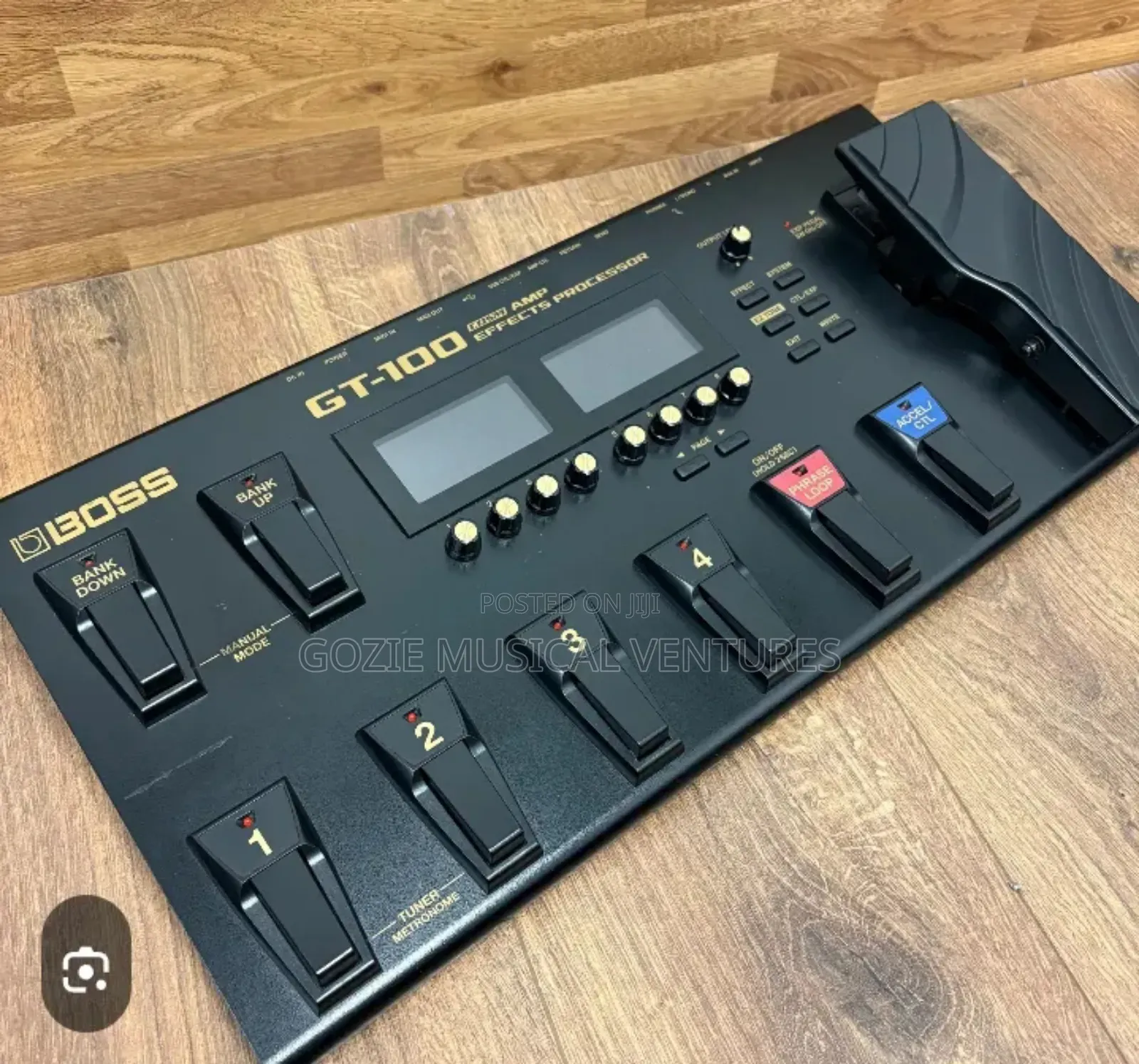 Boss GT-100 Guitar Multi-Effects Processor.
