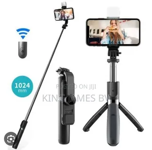 Wireless Bluetooth Selfie Stick With Mini Tripod Stand