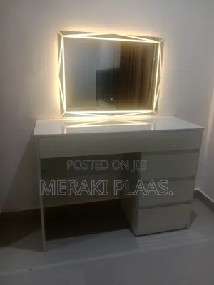 Dressing Table With LED Mirror