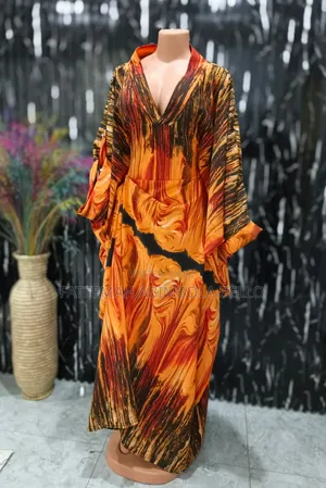 Beautiful Flower Prints Boubou Gown