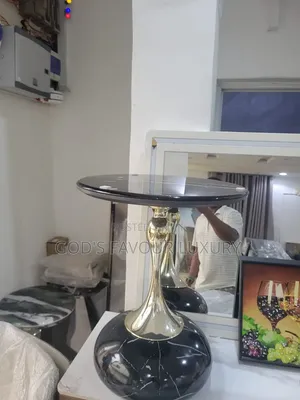 Marble Side Stool .