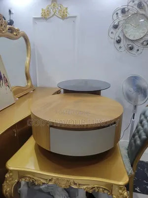 Luxury Center Table and Side Stool.