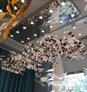 Luxury Crystal Dropping Chandelier Ceiling Light