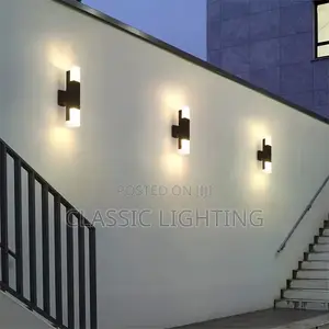 Outdoor Waterproof IP65 LED Wall Lamp Modern Aluminum Pillar Light