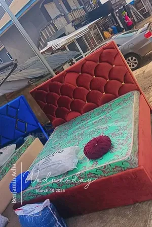 Beautiful 6by6 Bed Frame and Mattress