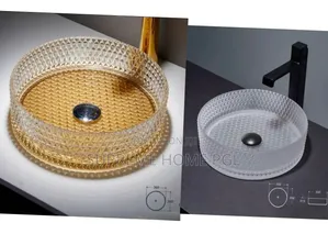 High Quality Transparent Countertop Wash Hand Basin