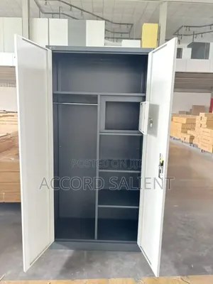 Double Door Metal Wardrobe