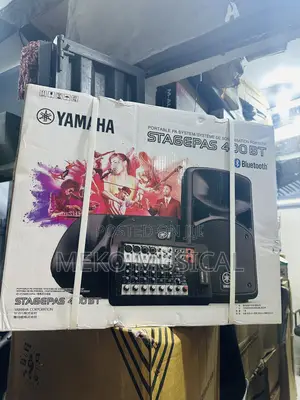 Yamaha Portable PA System With Bluetooth Stagepas 400BT , Black