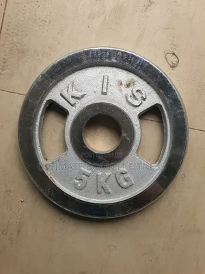Brand New Pair 5kg Olympic Cast Iron Chrome Plates