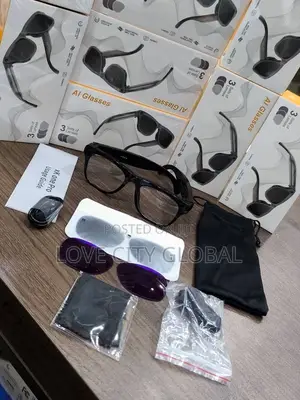 Xk One Pro Smart Glass 8MP HD Camera Chatgpt BT Call Music 3 Lens