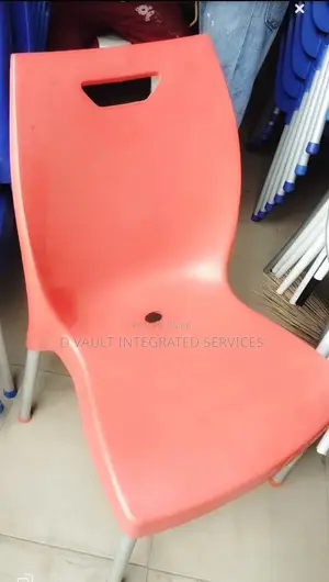 Plastic Chair With Iron Leg