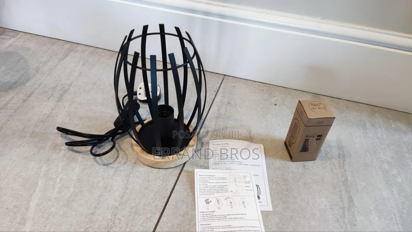 Elegant Bedside Table Lamp
