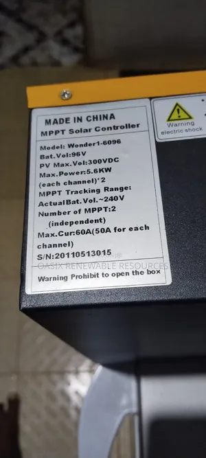 60a, 96v MPPT Charge Controller