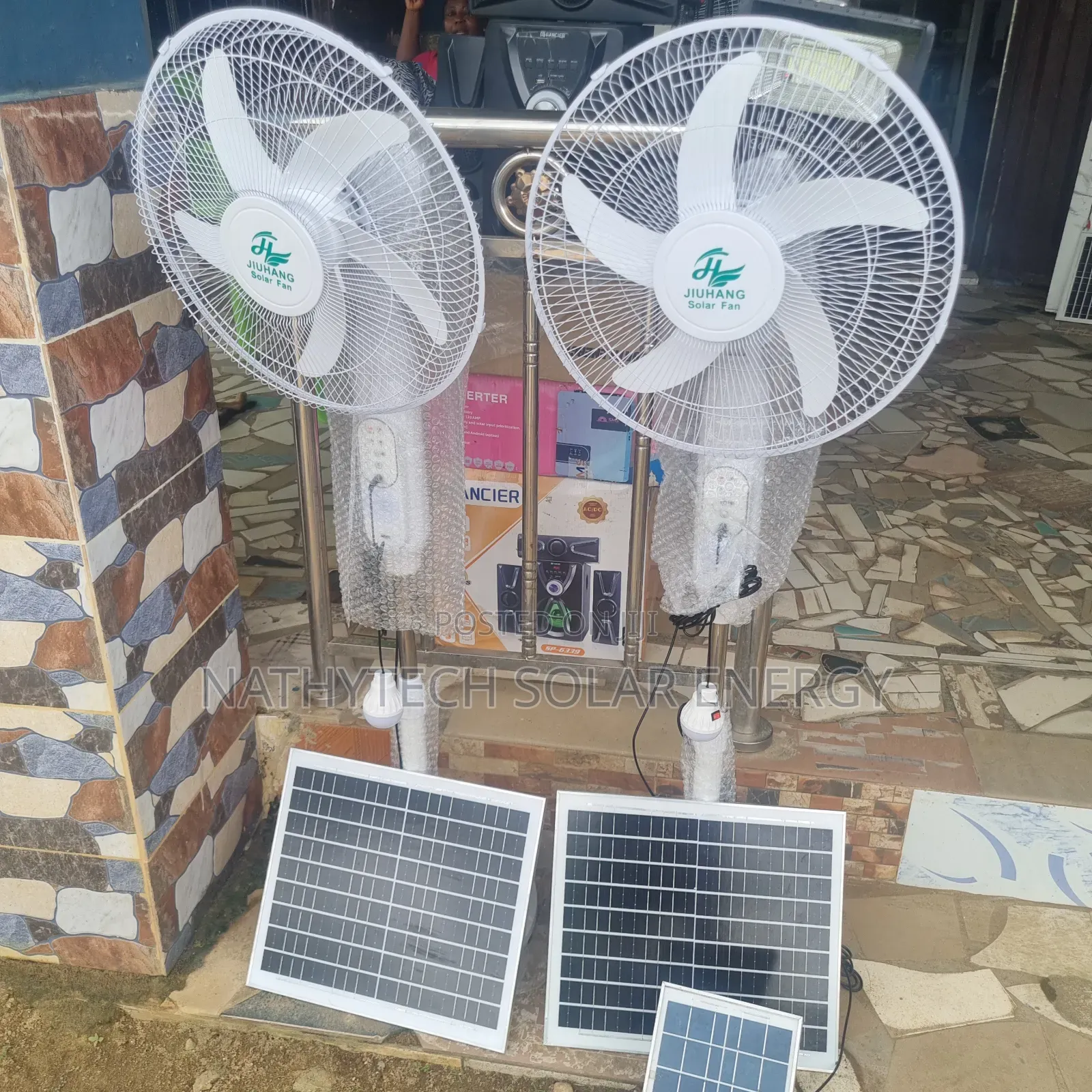 Solar Standing Fan