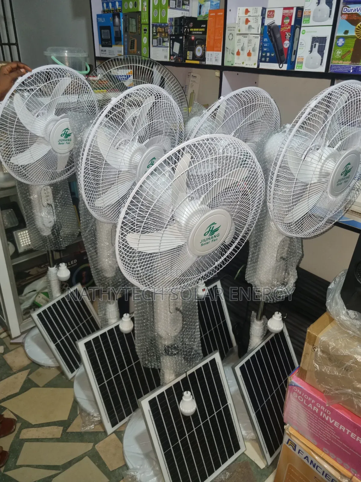 Solar Standing Fan